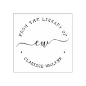 Skriptmonogramm aus der Bibliothek Gummistempel (Prägung)