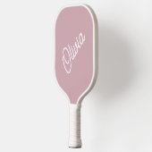 Skriptmonogramm, mauve pickleball schläger (Links)