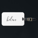 Skriptname Benutzerdefiniertes Personalisiertes Ge Gepäckanhänger<br><div class="desc">Dieses personalisierte Gepäckanhänger ist einfach,  modern und elegant. Text- und Textfarbe sind vollständig anpassbar. Perfekt als Brautjungfrau,  Gastgeschenk Hochzeit,  Geburtstag oder Abschluss Geschenk. Teil einer Sammlung von Parcel Studios.</div>