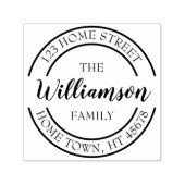 Skriptname Circle-Rücksendeadresse Permastempel (Design)