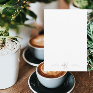 Skriptname Custom Delicate Foliage Kontur Dankeskarte