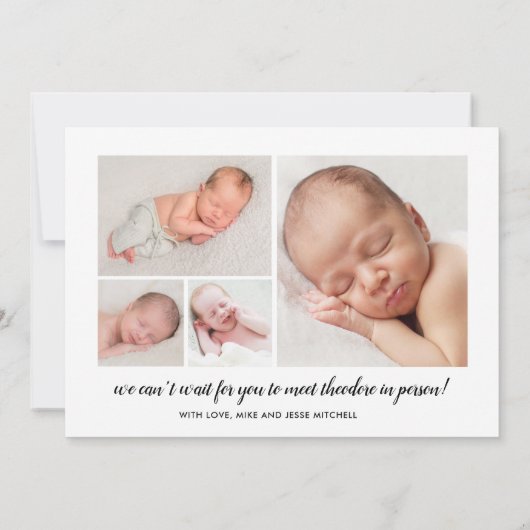 Skriptname Foto Overlay Birth Ankündigung (Rückseite)