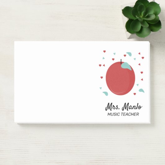 Skriptname für Apple-Lehrer Post-it Klebezettel (Büro)