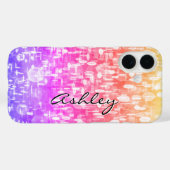 Skriptname für Rainbow-Sequenzen Case-Mate iPhone Hülle (Rückseite (Horizontal))