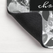 Skriptname hinzufügen | Schwarzes botanisches Must Mousepad (Ecke)