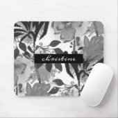 Skriptname hinzufügen | Schwarzes botanisches Must Mousepad (Mit Mouse)