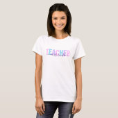 Skriptname Lila Pink Aqua Class Foto T-Shirt (Vorne ganz)
