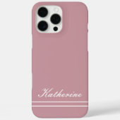 Skriptname Minimalist Dusty Rose Case-Mate iPhone Hülle (Rückseite)