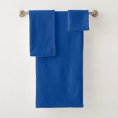Skriptname Moderne Vorlage Elegante Deep Blue Badhandtuch Set (Insitu)