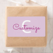 Skriptname & Monogramm | Magenta & Helllila (Insitu)