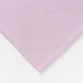 Skriptname & Monogramm | Magenta & Helllila Fleecedecke (Ecke)
