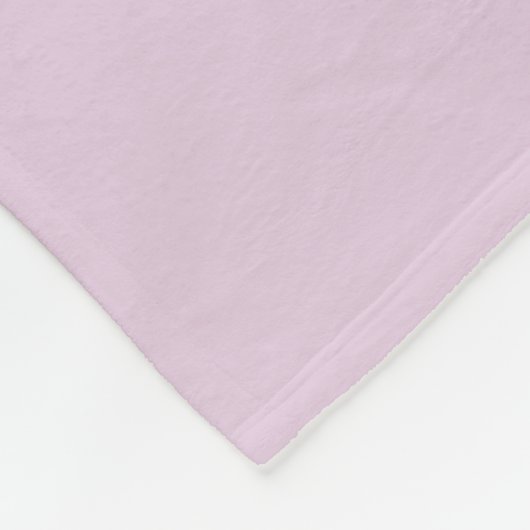Skriptname & Monogramm | Magenta & Helllila Fleecedecke (Ecke)