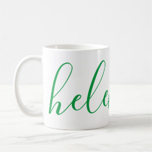 Skriptname Personalisiert Custom Kelly Green Tasse