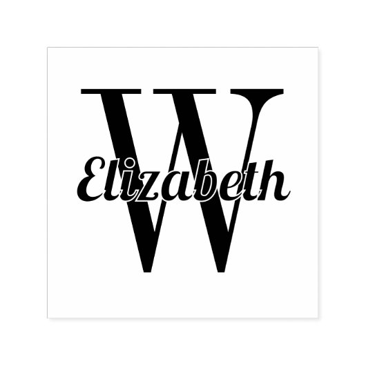 Skriptname über Single, Initial #1 Permastempel (Design)