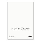 Skriptname Vegetarische Platzkarte der Option Tischnummer (Vorderseite)