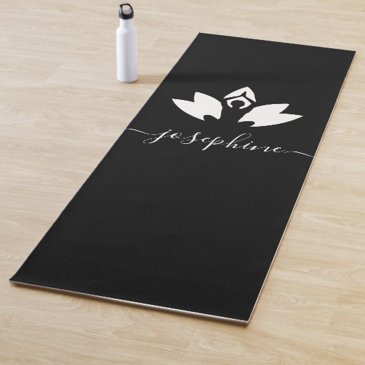 Skriptname Yoga Pose Lotus Personalisiert Yogamatte (Beispiel)