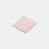 Skriptpinke vom Schreibtisch des Individuellen Nam Post-it Klebezettel (angewinkelt)