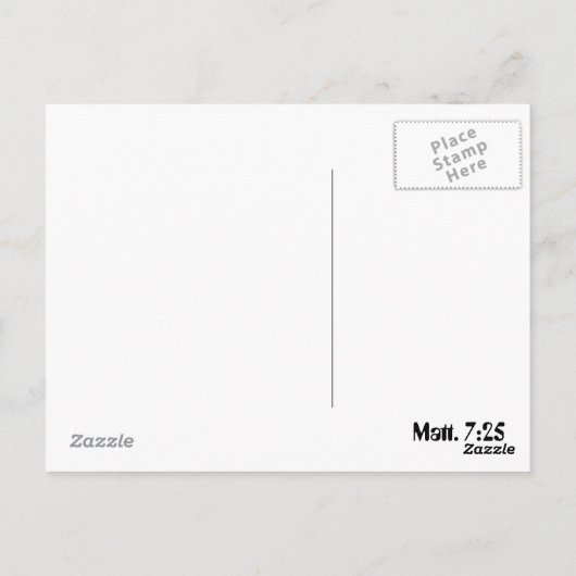 Skriptpostkarten Postkarte (Rückseite)