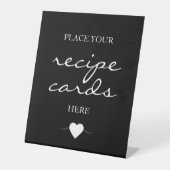 Skriptrezeptkarten für Schwarze Signaturen Sockelschild (Vorderseite)