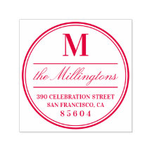 SkriptRücksendeadresse für die Circlated Monogram 