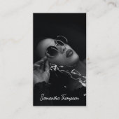 Skriptsignatur Berufliche Fotografie Visitenkarte (Vorderseite)