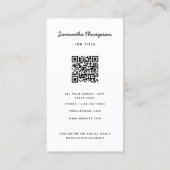 Skriptsignatur Berufliche Fotografie Visitenkarte (Rückseite)