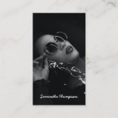 Skriptsignatur Berufliche Fotografie Visitenkarte (Vorderseite)