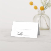 Skripttabelle zurückrufen platzkarte (Vorderseite)