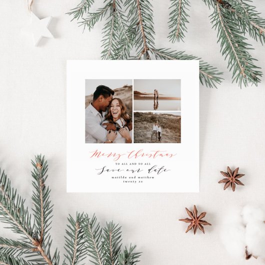 Skripttext Foto Weihnachten Save the Date