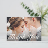 Skripttext Hochzeit danke Fotokarte (Stehend Vorderseite)