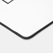 SkriptTypografie Lehrerin Moderner Personalisierte Schreibtischunterlage (Ecke)