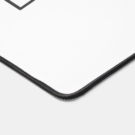 SkriptTypografie Lehrerin Moderner Personalisierte Schreibtischunterlage (Ecke)