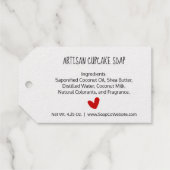 💛 ✨ SkriptTypografie mit Liebe Geschenkanhänger (Rückseite (Horizontal))