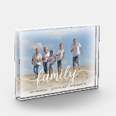 Skriptüberlagerung für Erinnerungen im Familienurl Fotoblock (Links)