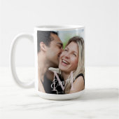 Skriptüberlagerungs-Geschichte Kaffeetasse (Links)