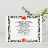Skripture, Psalm 11, Botanic Einladung (Stehend Vorderseite)