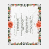 Skripture, Psalm 11, Botanic Fleecedecke (Vorderseite)