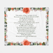 Skripture, Psalm 11, Botanic Fleecedecke (Vorderseite (Horizontal))