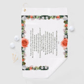 Skripture, Psalm 11, Botanic Golfhandtuch (Insitu)