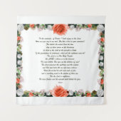 Skripture, Psalm 11, Botanic Wandteppich (Vorderseite)