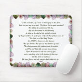 Skripture, Psalm 11, Colorful Roses Mousepad (Mit Mouse)