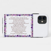Skripture, Psalm 11, Purple Roses Case-Mate iPhone Hülle (Rückseite (Horizontal))