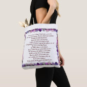 Skripture, Psalm 11, Purple Roses Tasche (Von Nahem)