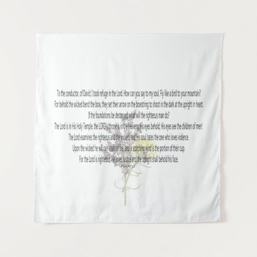 Skripture, Psalm 11, Wandteppich (Vorderseite)