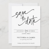 SkriptWedding Save the Date Einladung (Vorderseite)