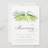 Skriptweingarten Weinberg Jährliches Jubiläum Einl Dankeskarte (Vorderseite)