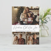 Skriptwunder seiner Liebe Religiöse Weihnachten (Stehend Vorderseite)