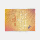 Skriptziffer Beibehaltung Eleganter Tag der Neuen  Fleecedecke (Vorderseite (Horizontal))