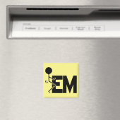 Skru-em Strichmännchen #USAPatriotGraphics © Magnet (In Situ (Geschirrspüler))
