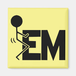 Skru-em Strichmännchen #USAPatriotGraphics © Magnet
